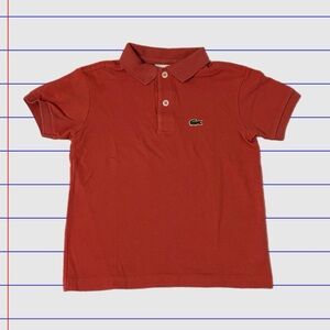 Lacoste Kids Polo Shirt Size 6 Years - Salmon